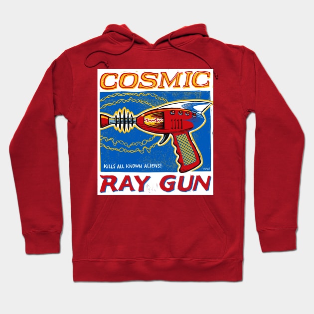 Cosmic Raygun Hoodie by WonderWebb